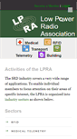 Mobile Screenshot of lpra.org